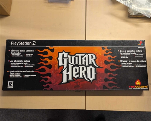 Guitar Hero Controller and Game - PS2 Accessories - (B Grade) (Used)